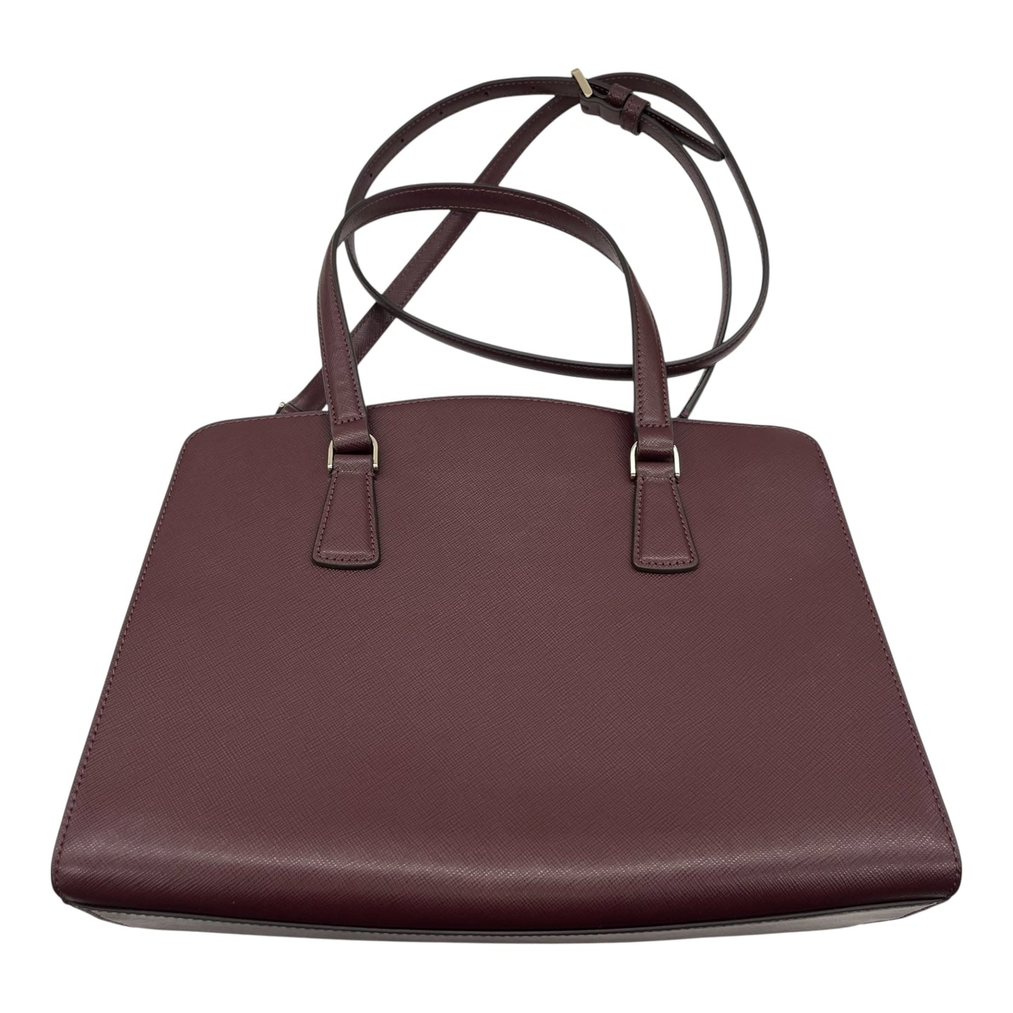 Handbag Designer By Kate Spade In Maroon, Size:Medium