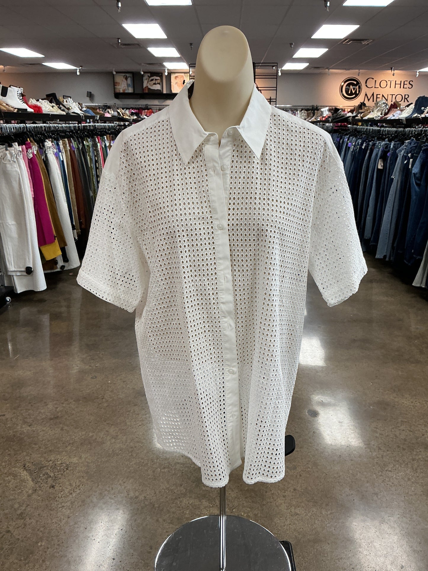 Top Ss By Express In White, Size:S