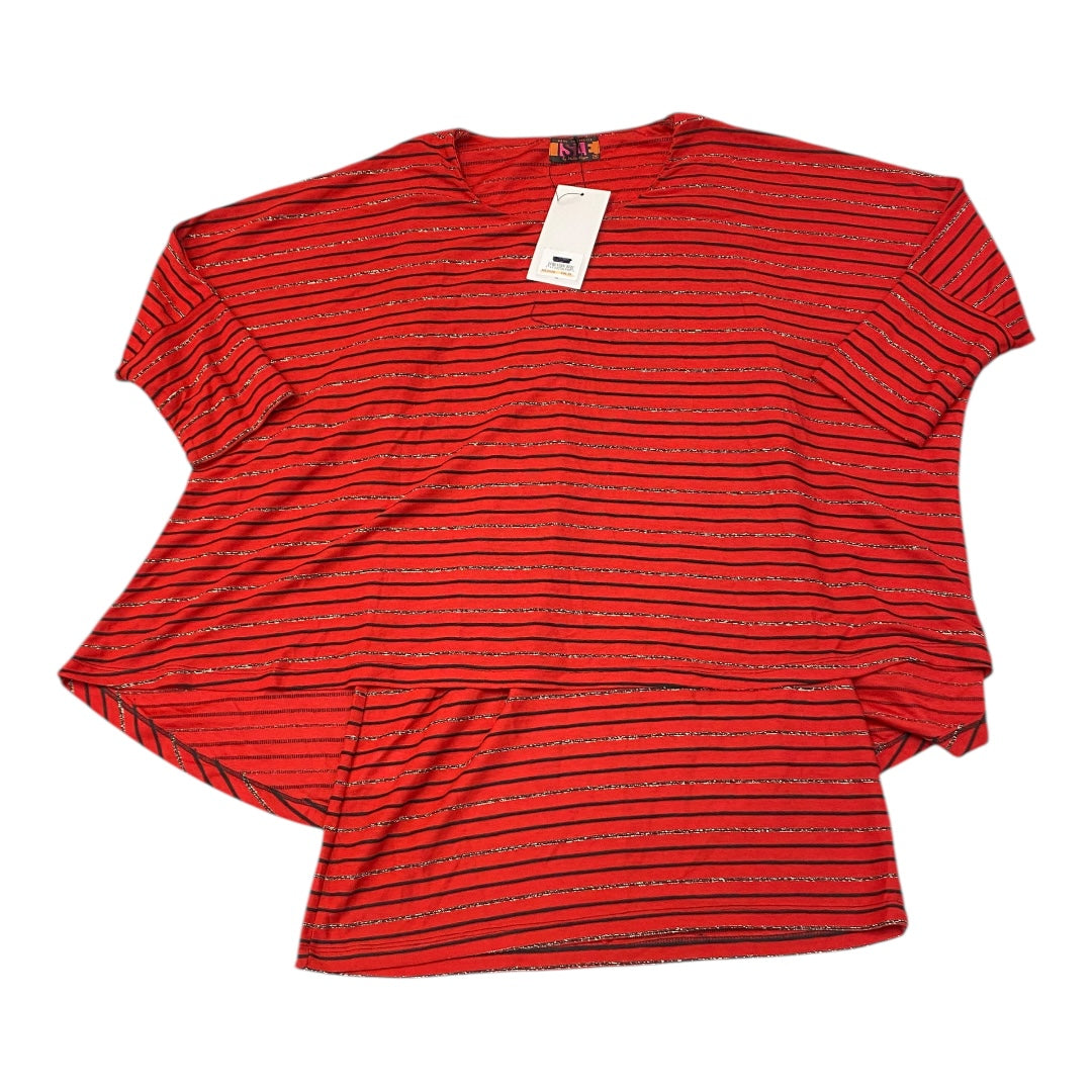 Tunic Ss By Cmc In Black & Red, Size:L