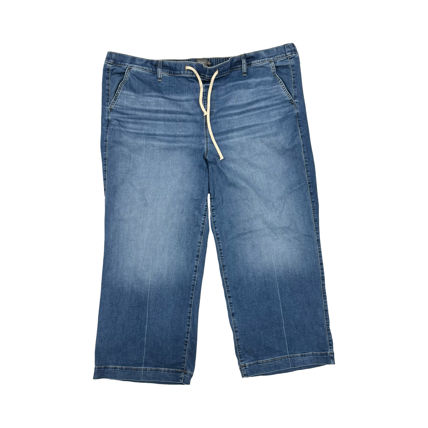 Jeans Straight By Torrid In Blue Denim, Size:5