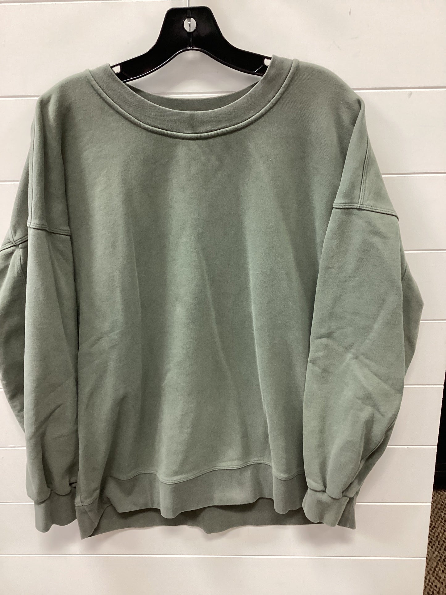 Athletic Sweatshirt Crewneck By Lululemon In Green, Size:Xl