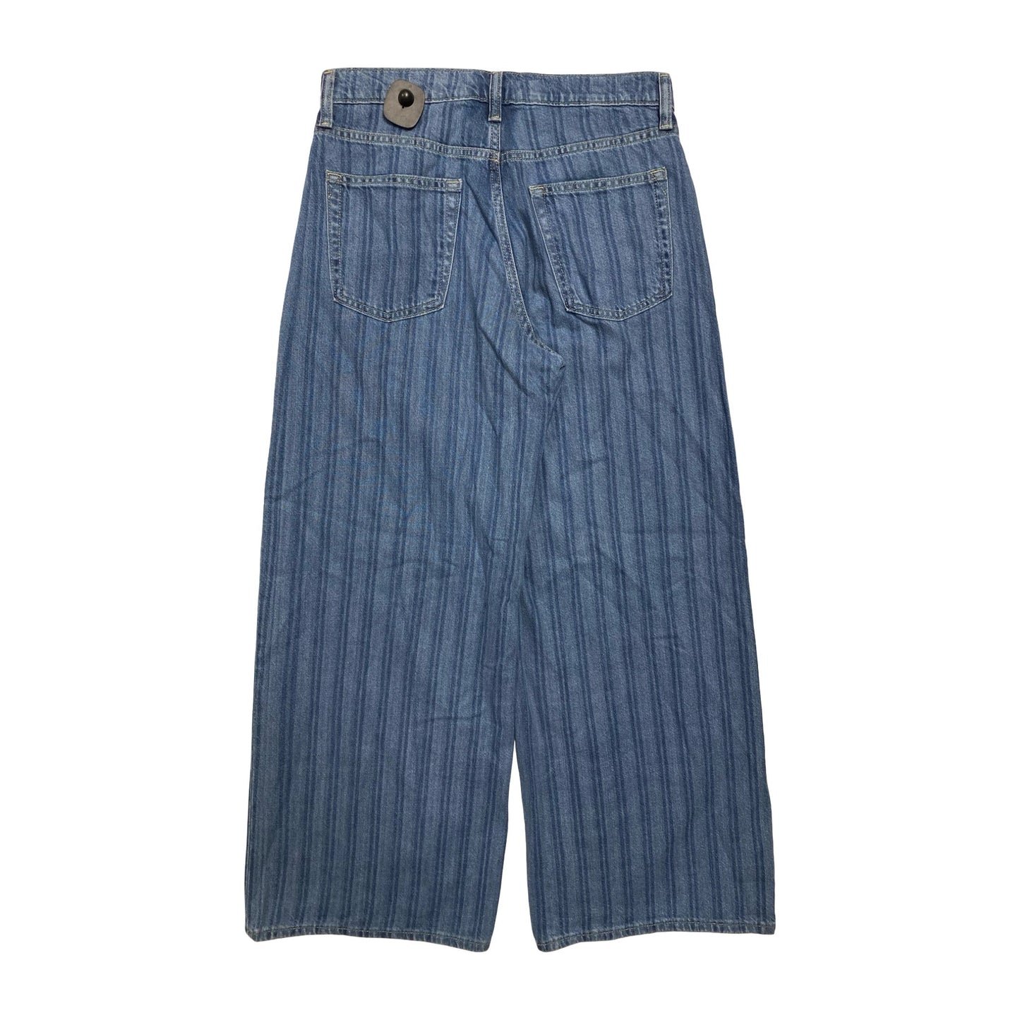 Jeans Wide Leg By Gap In Blue Denim, Size:4