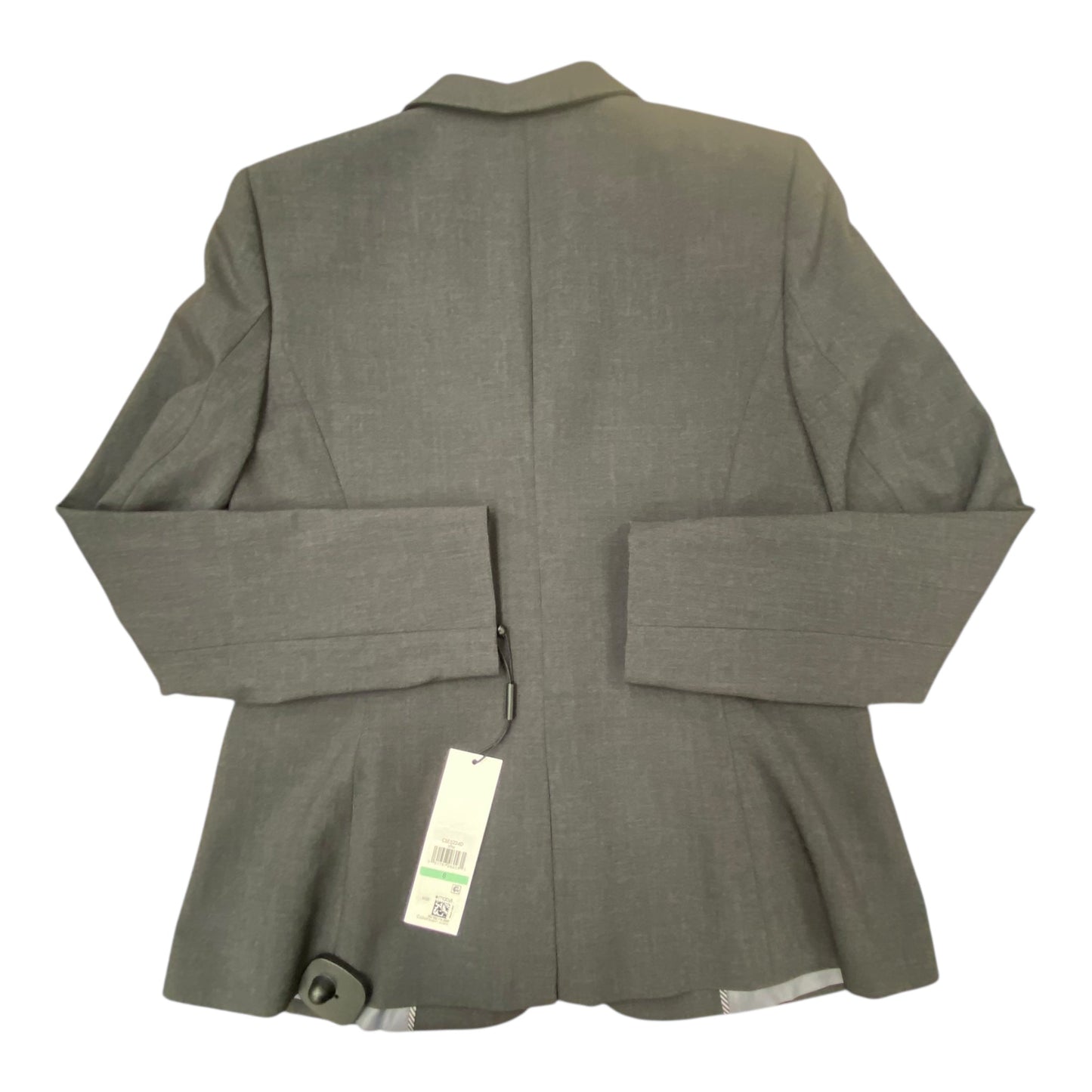 Blazer By Calvin Klein In Grey, Size:8