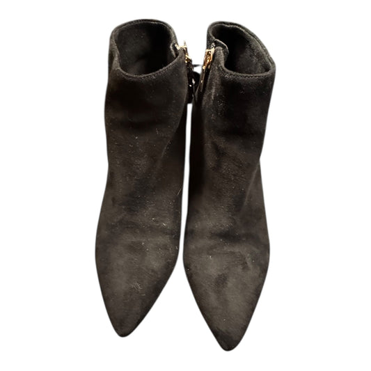 Boots Ankle Heels By Aerosoles In Black, Size:7