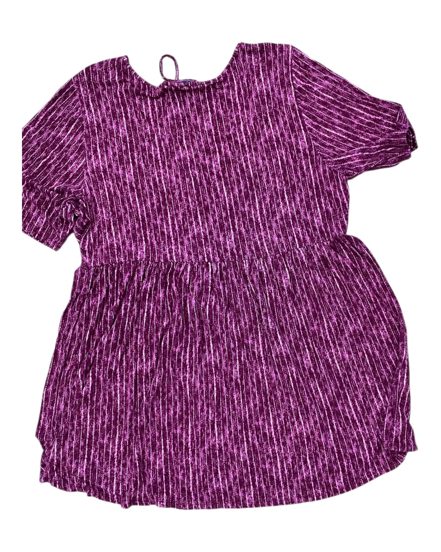 Top Ss By Boutique + In Purple, Size:1X