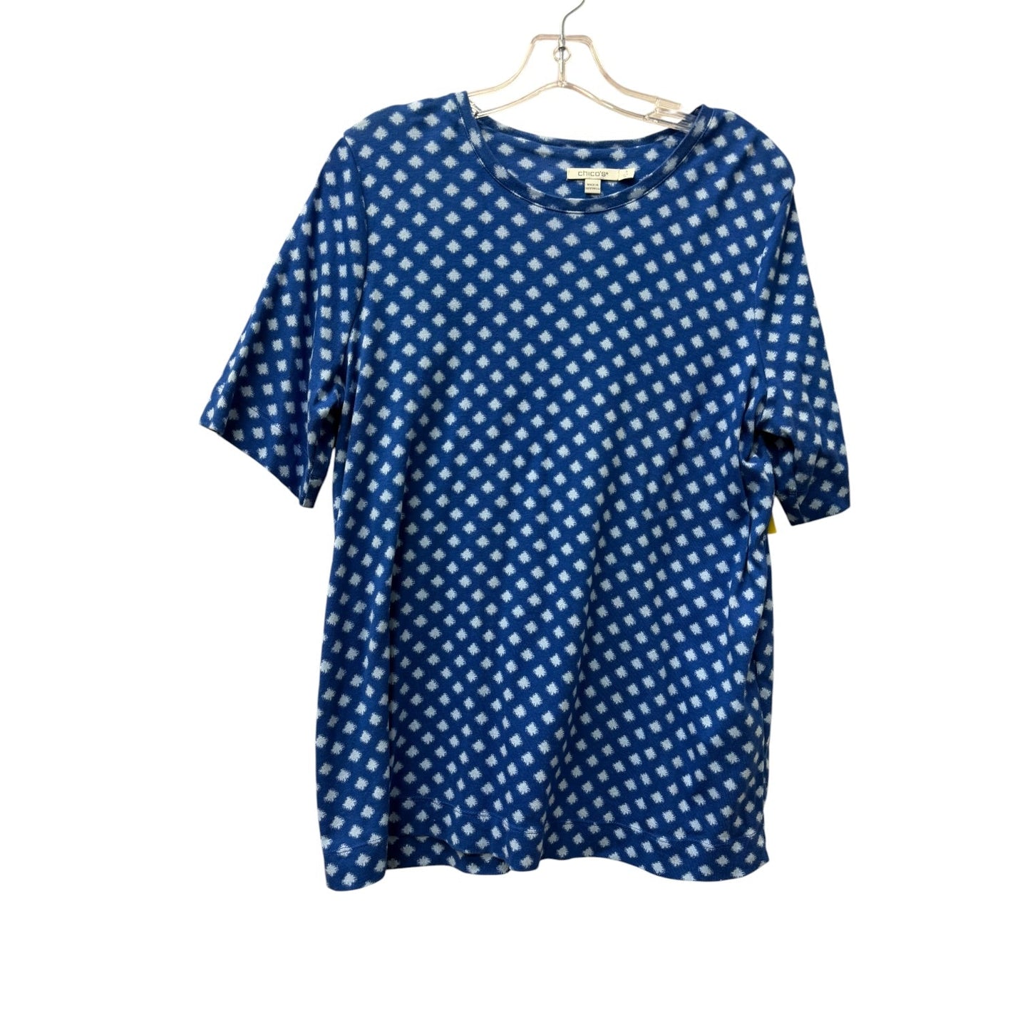 Top Ss By Chicos In Blue, Size:Xl