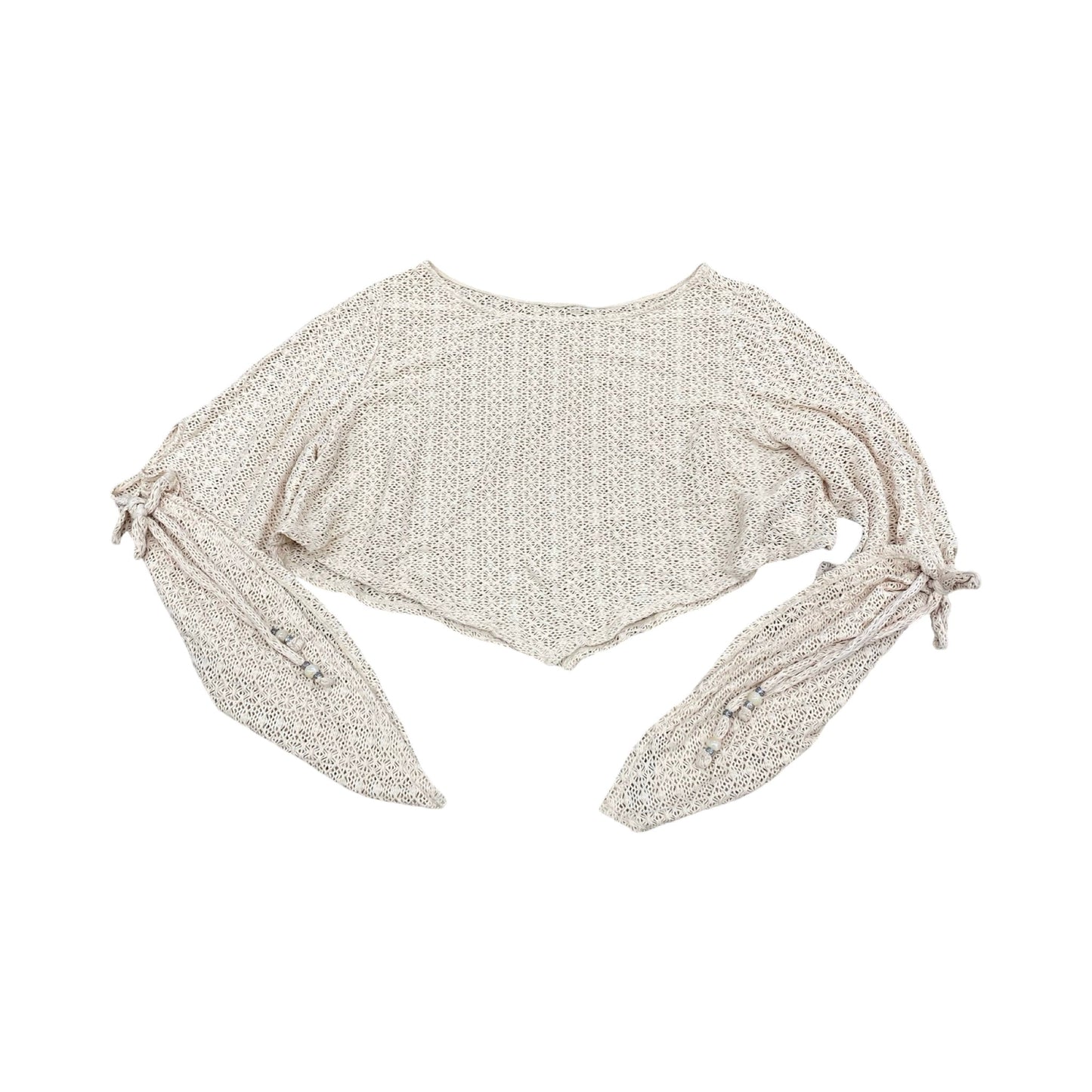 Top LS By P2F In Cream, Size:L