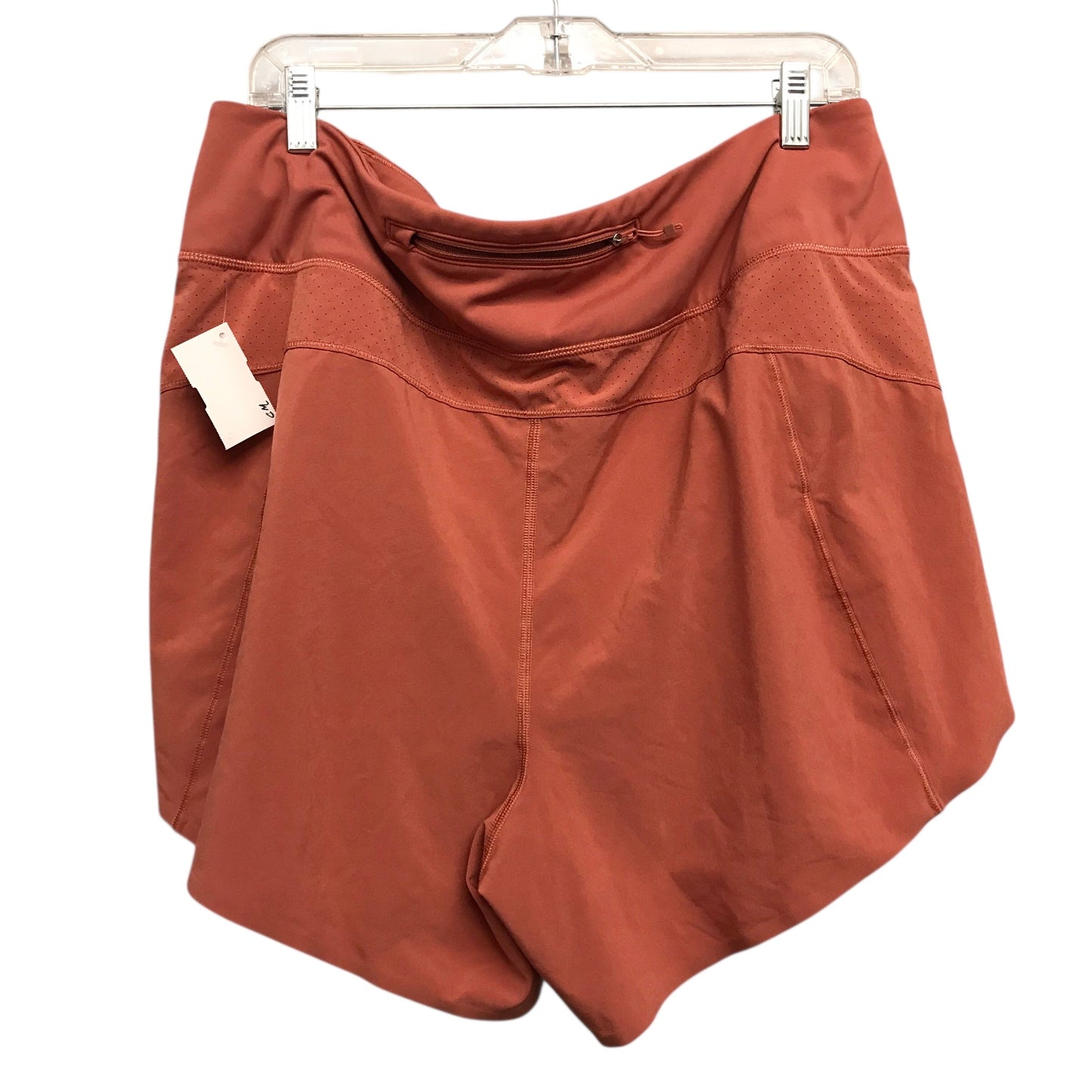 Athletic Shorts By Athleta In Orange, Size:1X