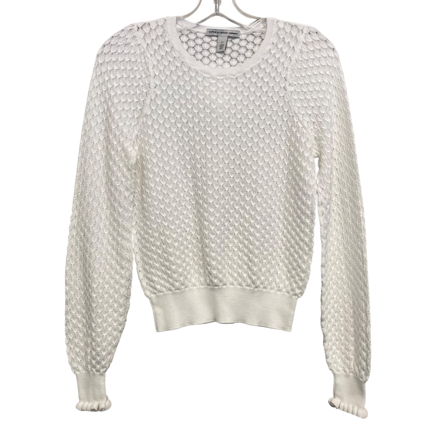 Sweater By Cotton by Autumn Cashmere In White, Size:Xs