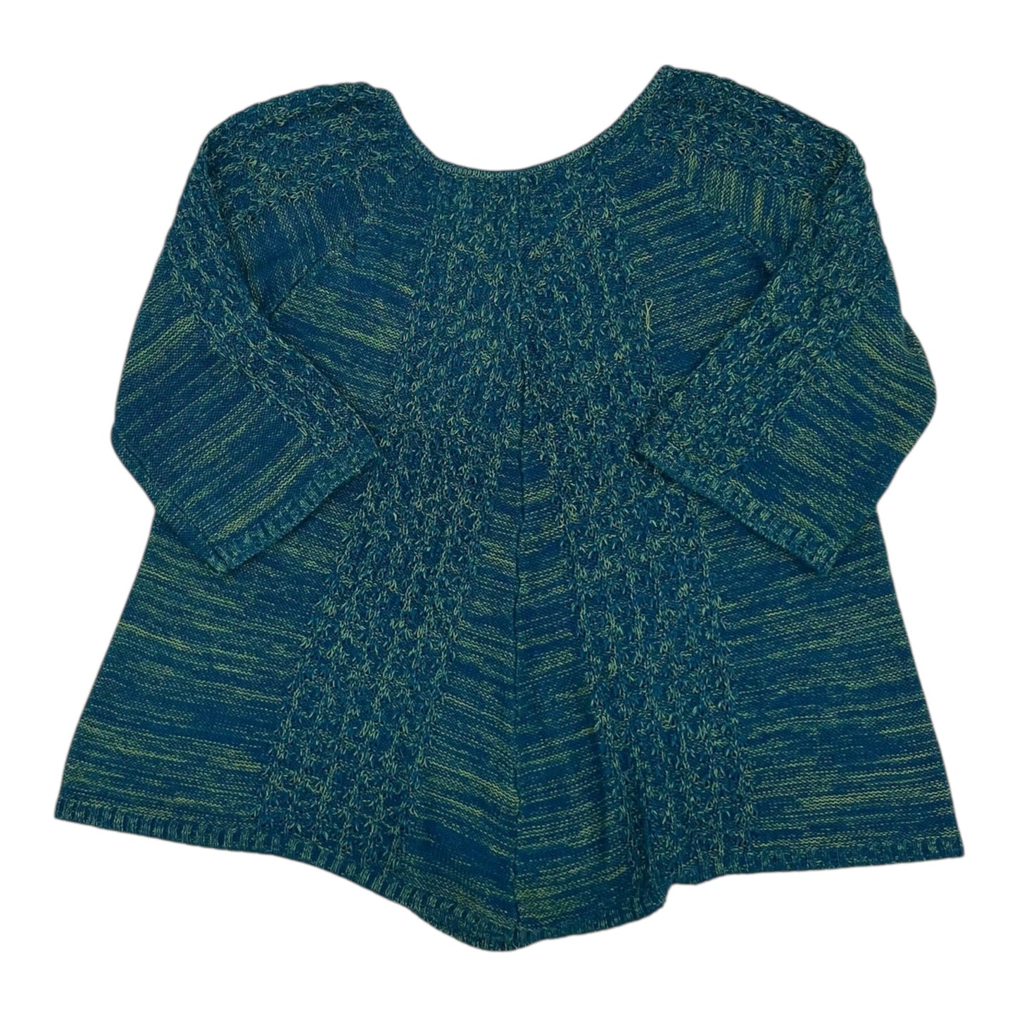 Sweater By Faded Glory In Blue & Green, Size:Xl