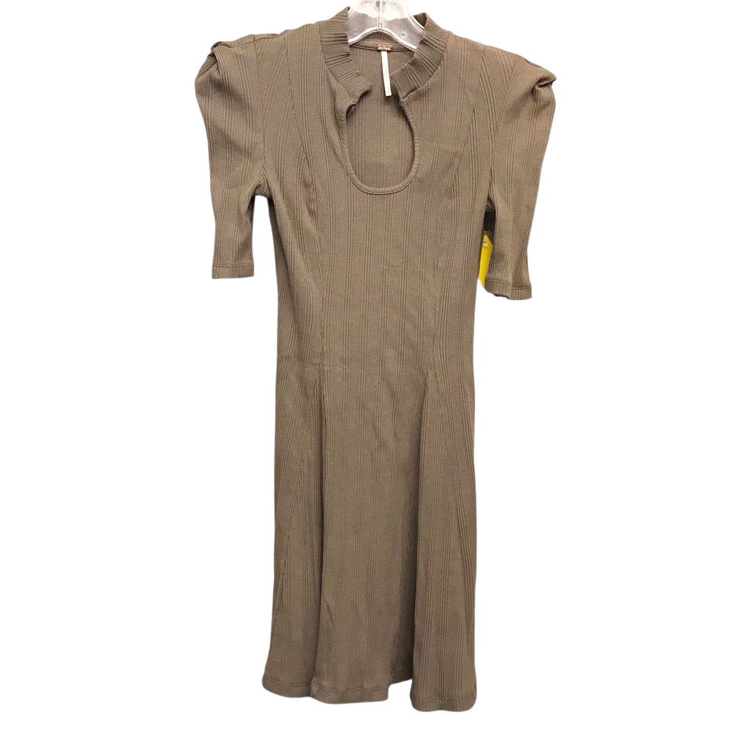 Dress Casual Short By Free People In Taupe, Size:Xs