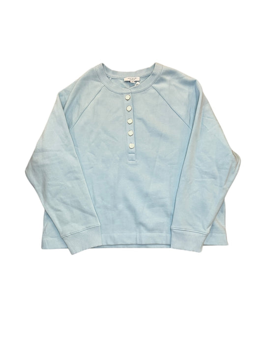 Sweatshirt Crewneck By Ann Taylor In Blue, Size:Xl
