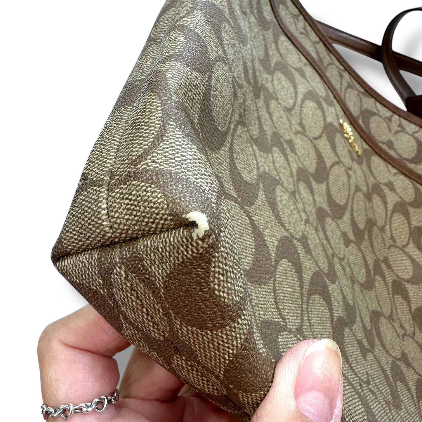 Crossbody Designer By Coach, Size: Medium