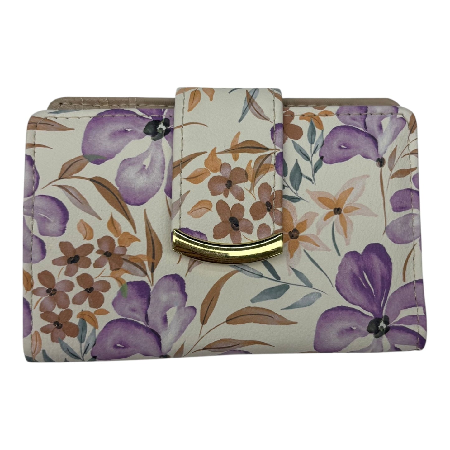 Wallet By Clothes Mentor In Floral Print, Size:Medium