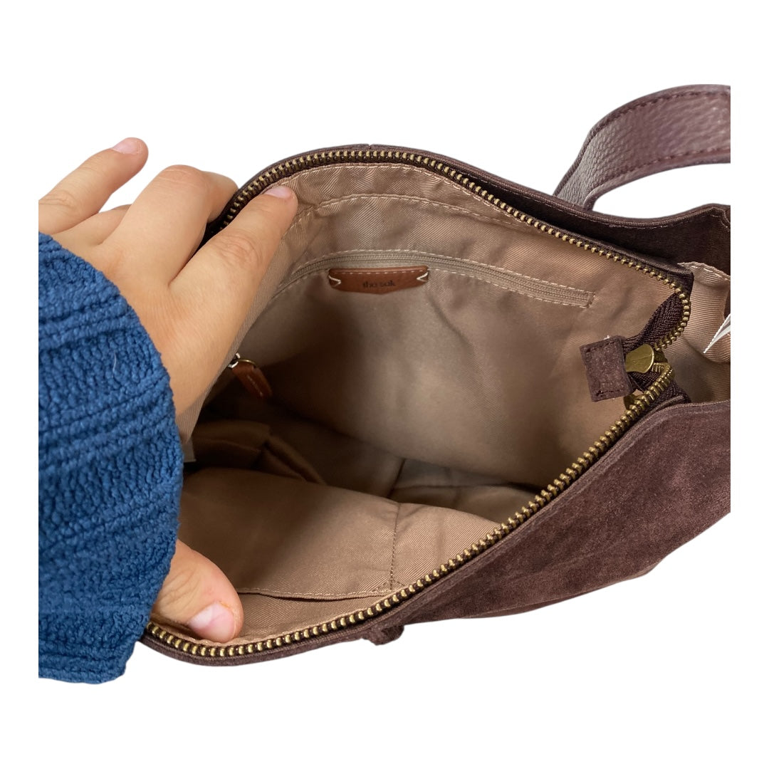 Handbag Leather By The Sak In Brown, Size:Medium