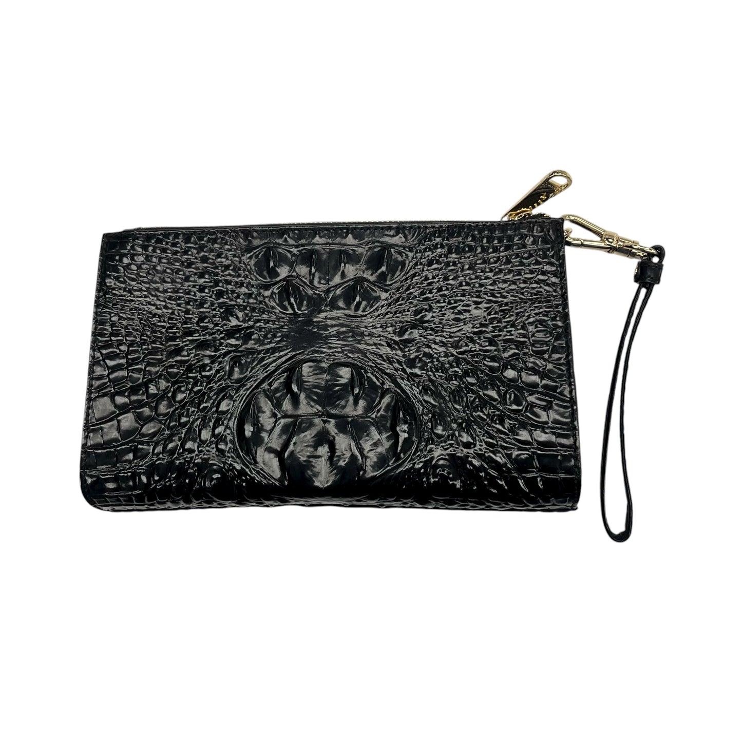 Wristlet Designer By Brahmin In Black, Size:Medium