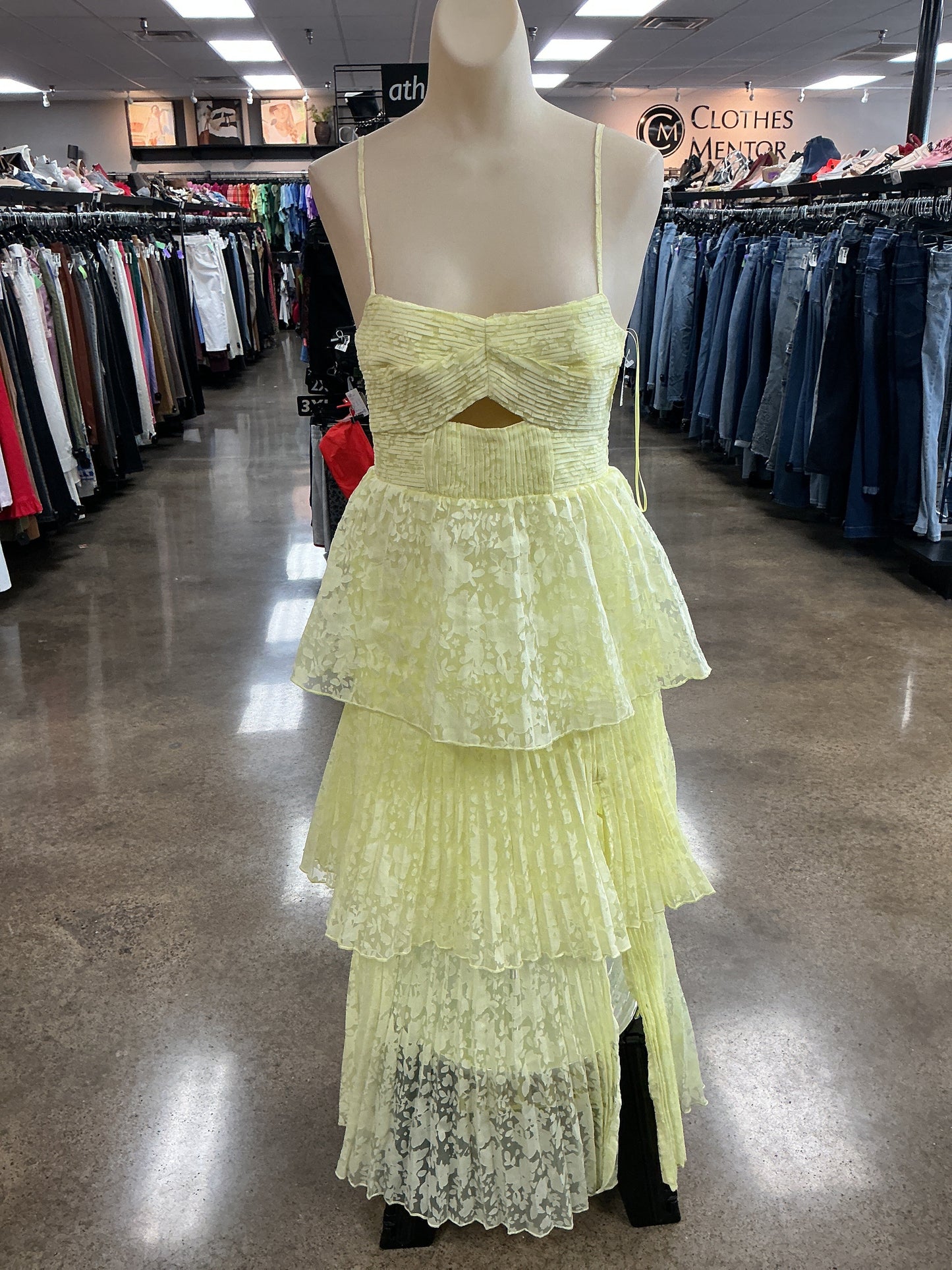 Dress Casual Maxi By Astr In Yellow, Size:S