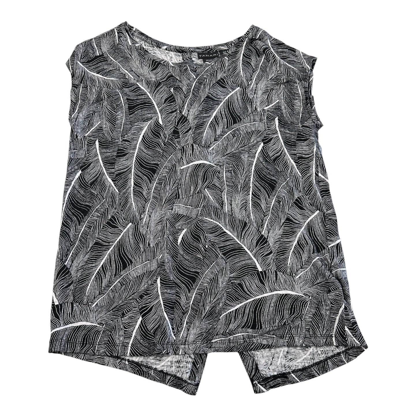 Top Ss By Tahari In Black & White, Size:M