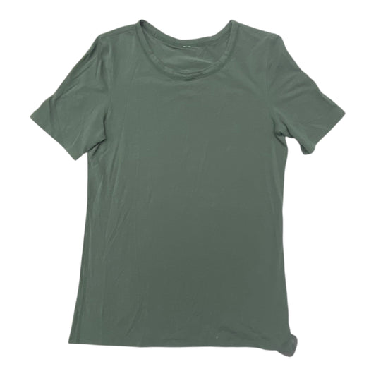 Athletic Top Ss By Lululemon In Green, Size:S