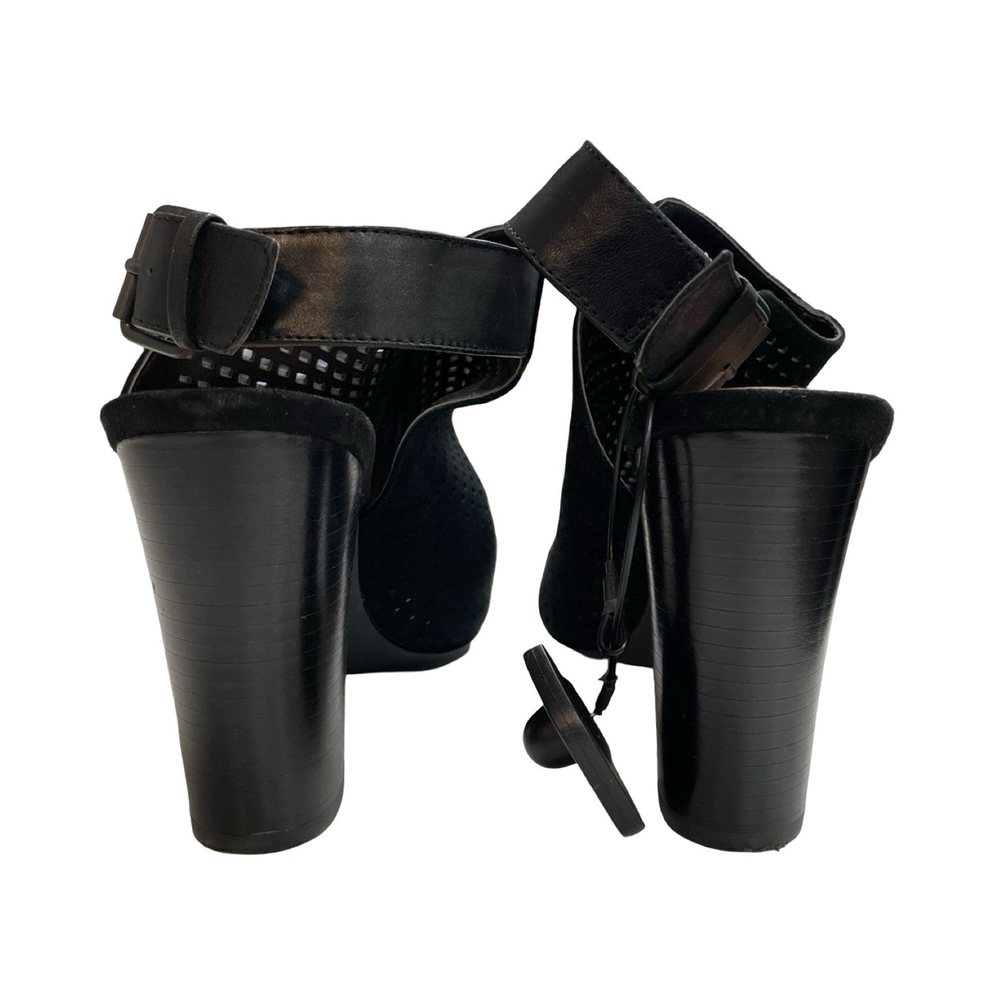 Sandals Heels Block By Tahari In Black, Size:9