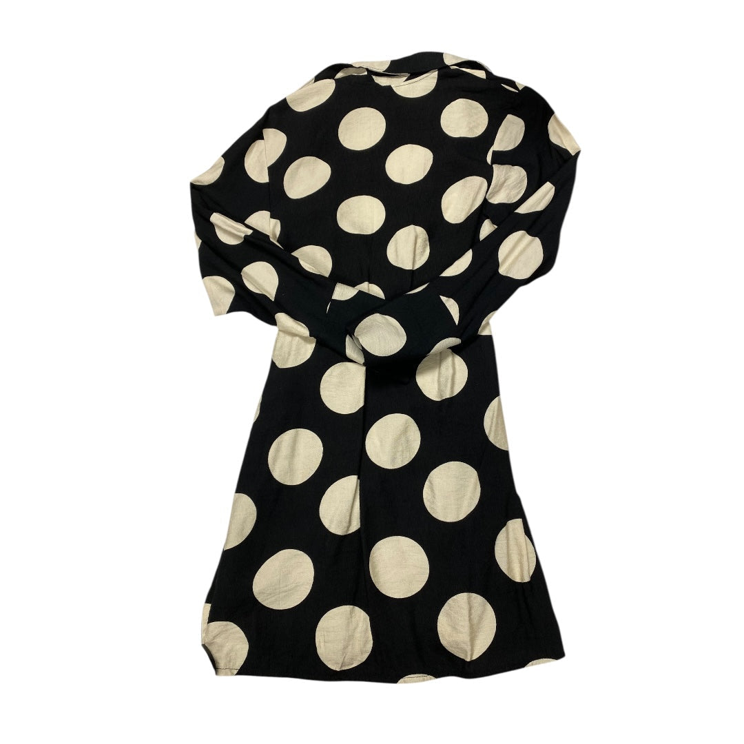 Dress Casual Short By H&M In Black & White, Size:Xs