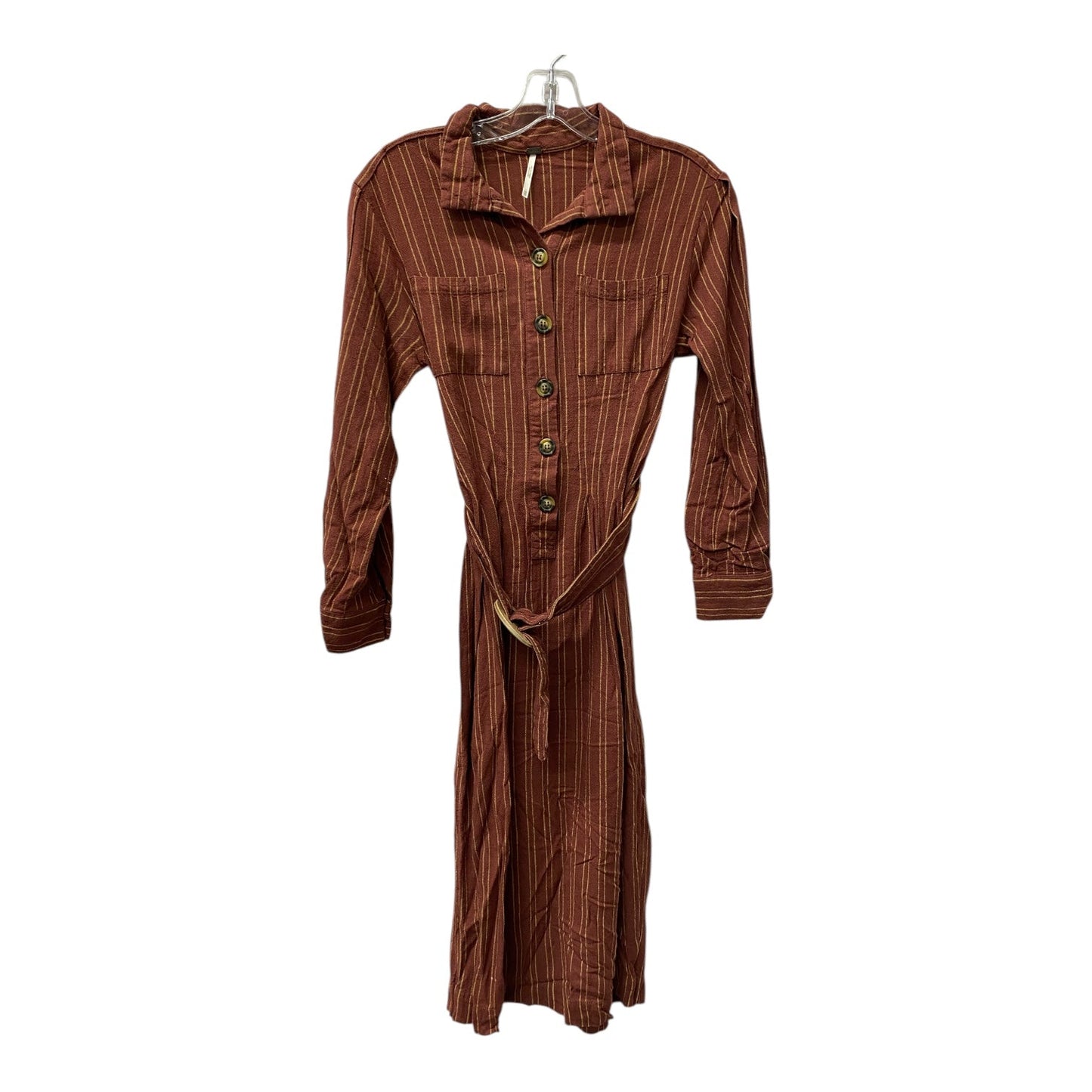 Dress Work By Free People In Orange, Size:Xs