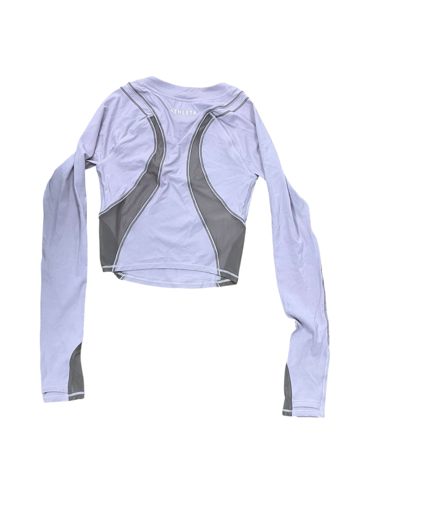 Athletic Top Ls Collar By Athleta In Purple, Size:Xs