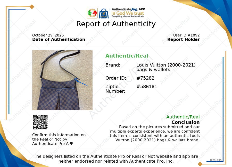 Crossbody Luxury Designer By Louis Vuitton In Brown, Size:Medium