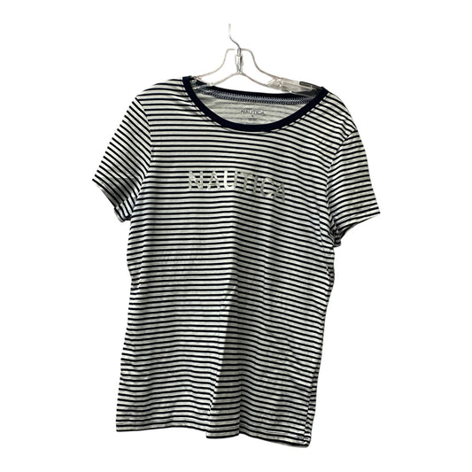 Top Ss By Nautica In Blue & White, Size:Xl