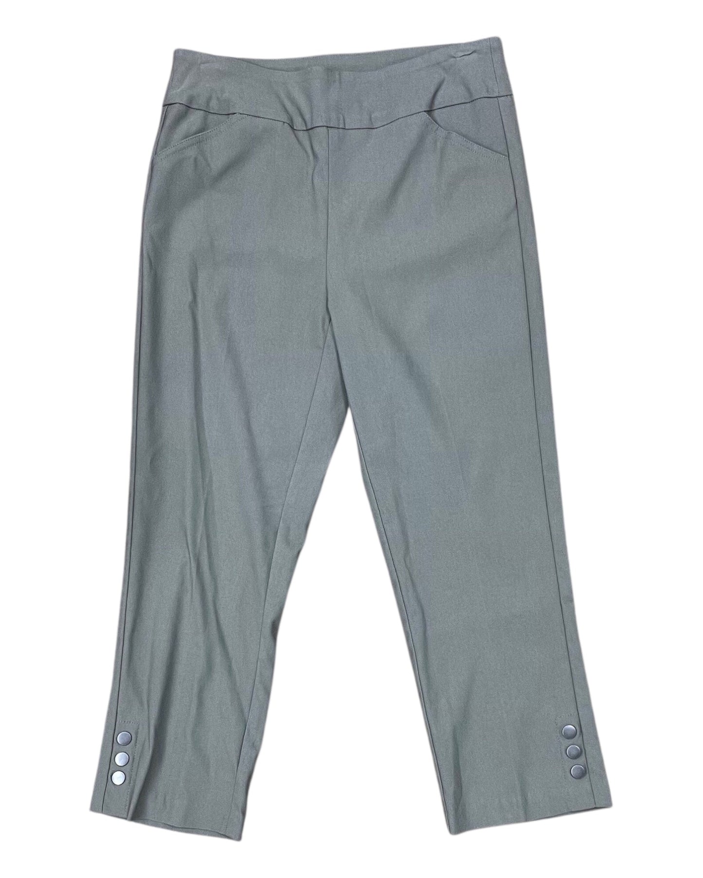 Pants Cropped By Tribal In Green, Size:4