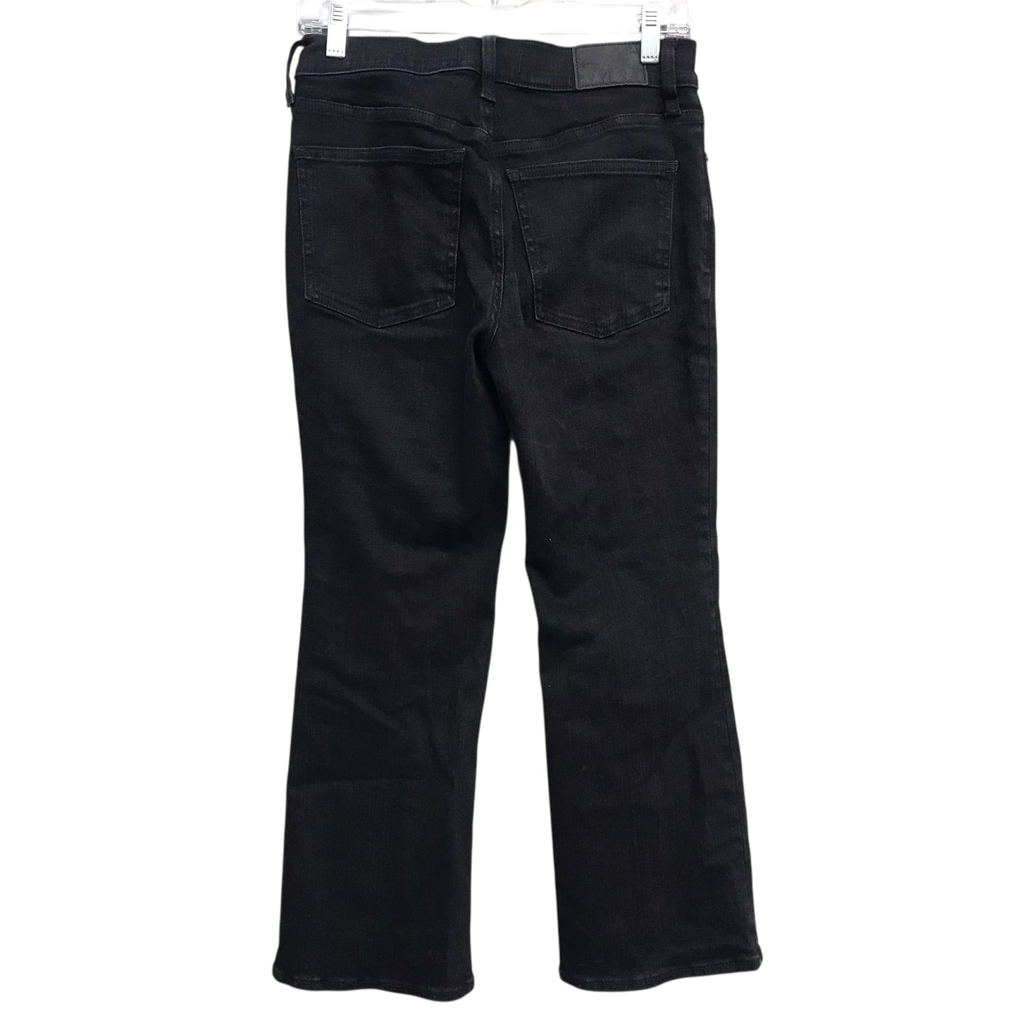 Jeans Flared By Madewell In Black Denim, Size:6P