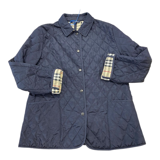 Jacket Luxury Designer By Burberry In Blue, Size:M