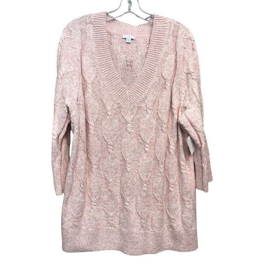 Sweater By J. Jill In Pink, Size:2X