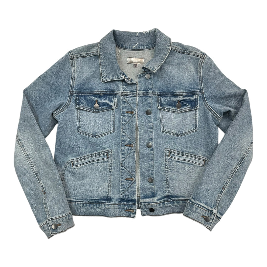 Blazer By Kut In Blue Denim, Size:Xl