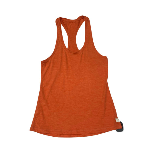 Athletic Tank Top By Vuori In Orange, Size:S