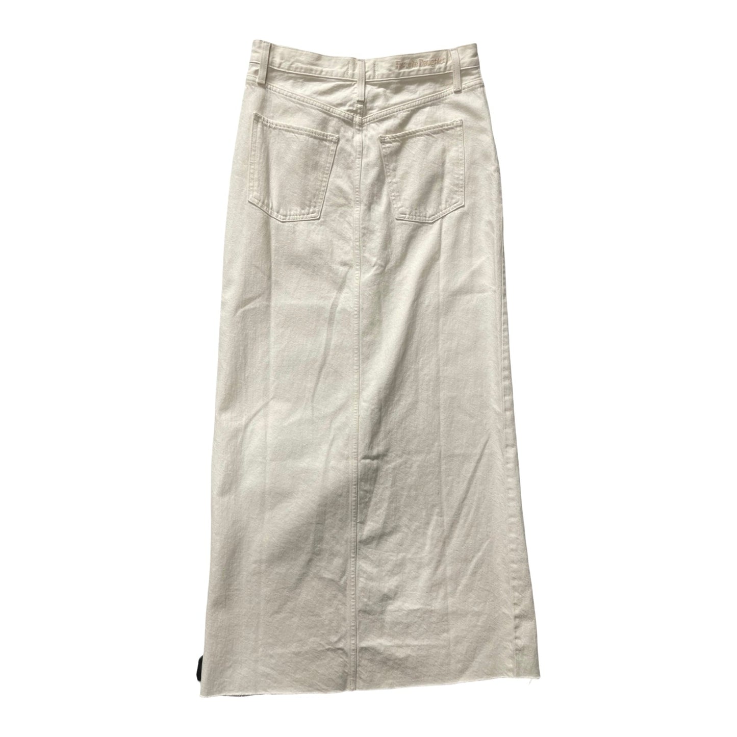 Skirt Maxi By Favorite Daughter In Cream Denim, Size:4