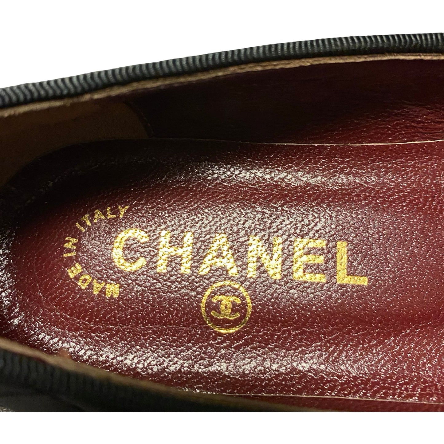 Shoes Luxury Designer By Chanel In Black, Size:7.5