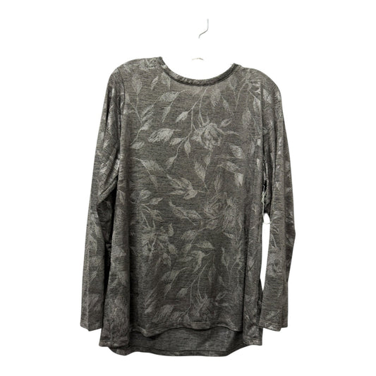 Top Ls By Chicos In Grey, Size:Xl