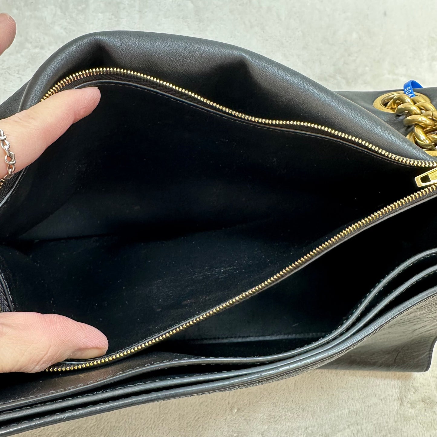 Balenciaga Crush large chain shoulder bag Handbag Luxury Designer By Balenciaga, Size: Large