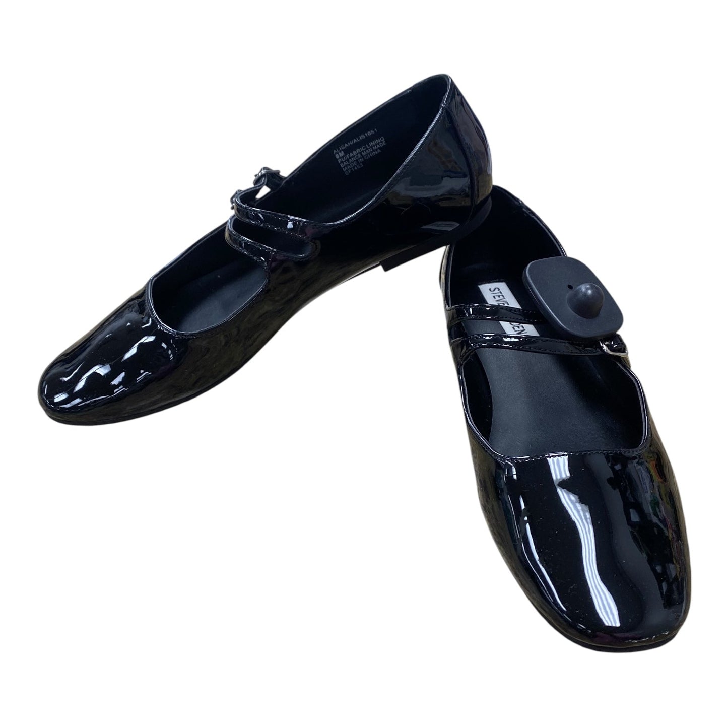 Shoes Flats By Steve Madden In Black, Size:8