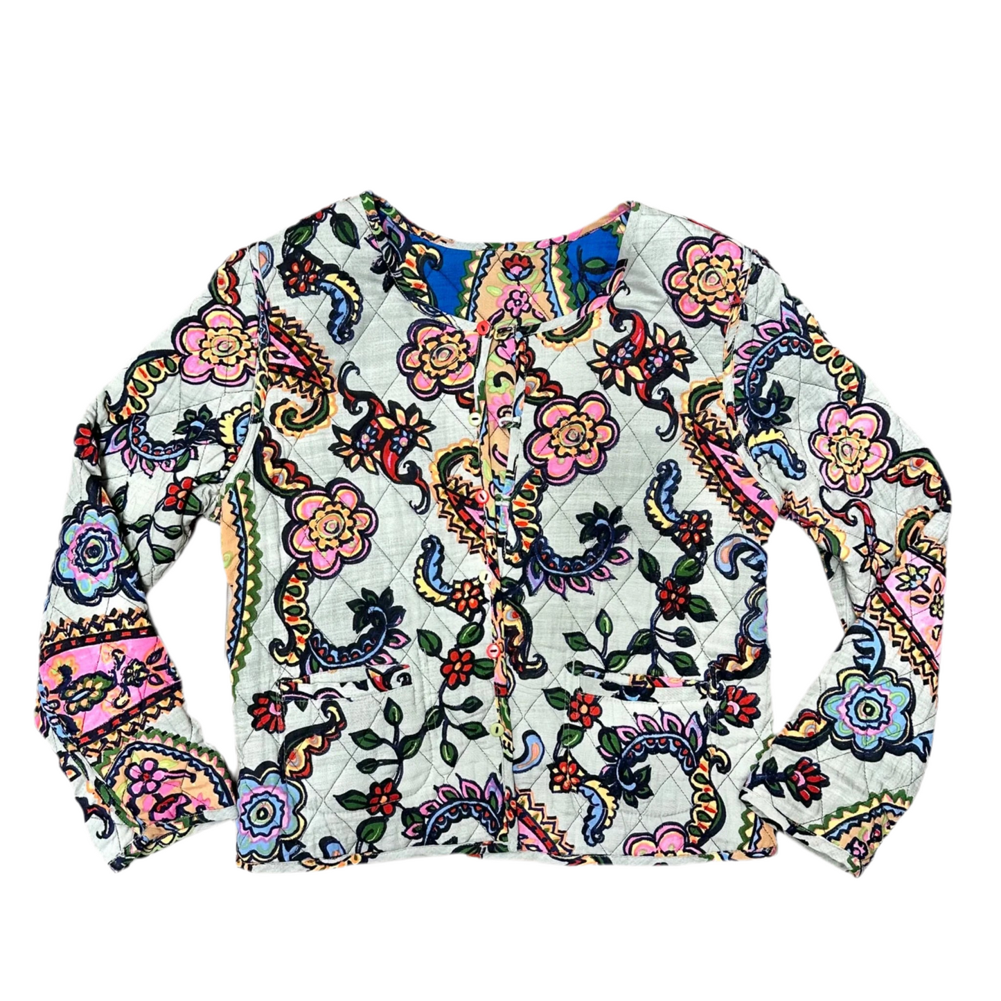 Jacket Other By Orientique In Blue, Size: Xs