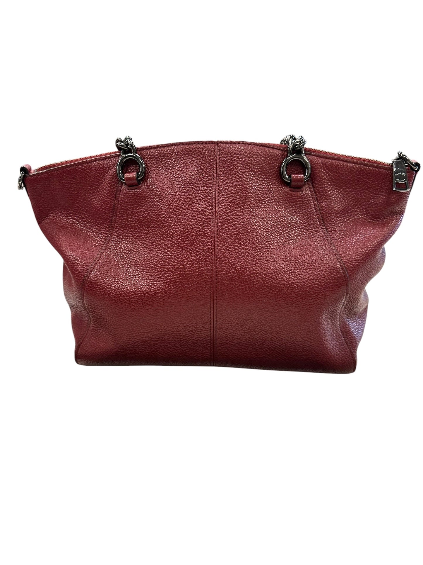 Handbag Designer By Coach In Red, Size:Medium