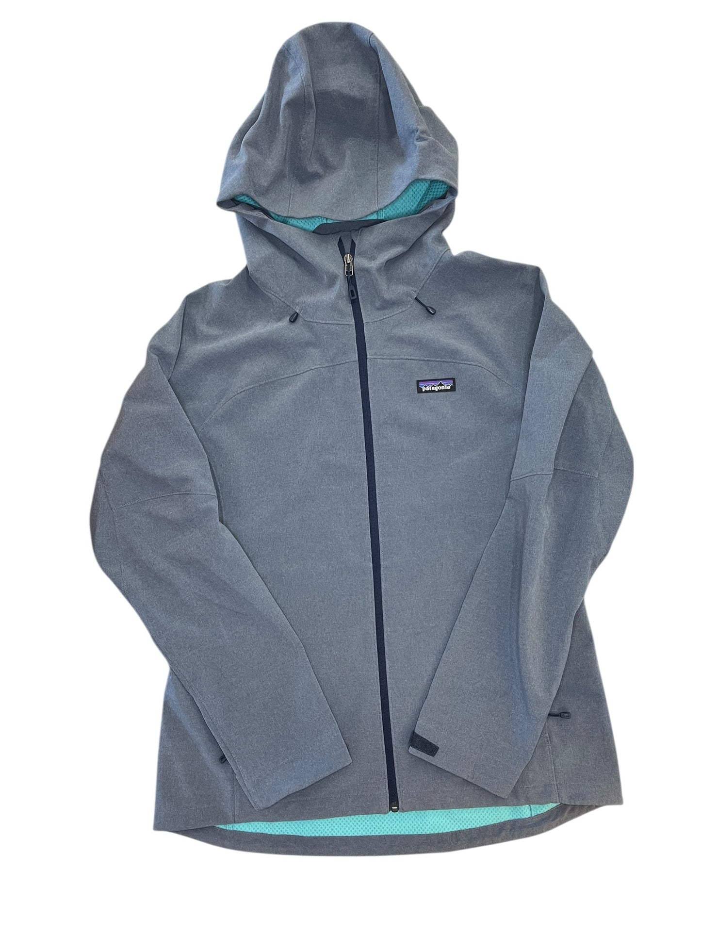 Jacket Windbreaker By Patagonia In Grey, Size:L