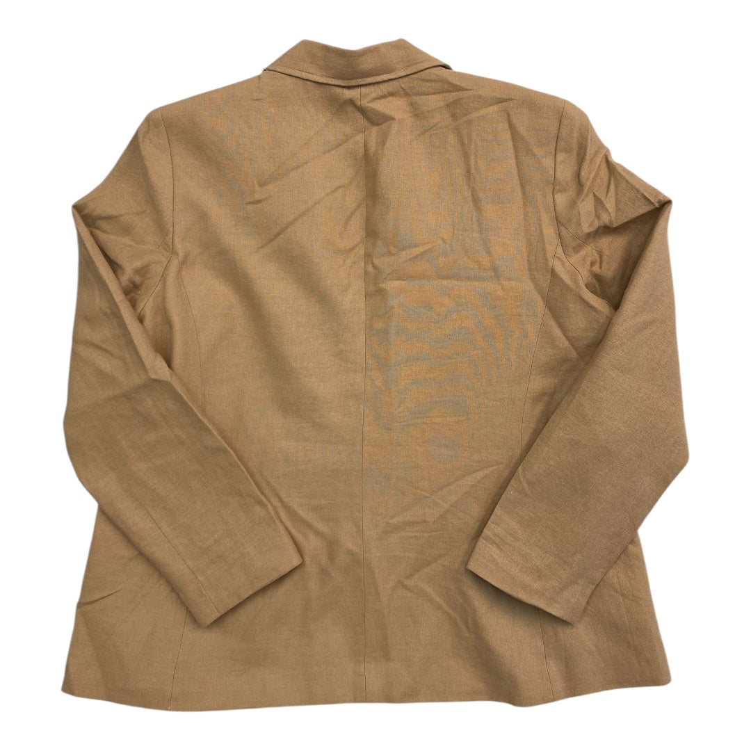 Blazer By Jones New York In Tan, Size:Xl