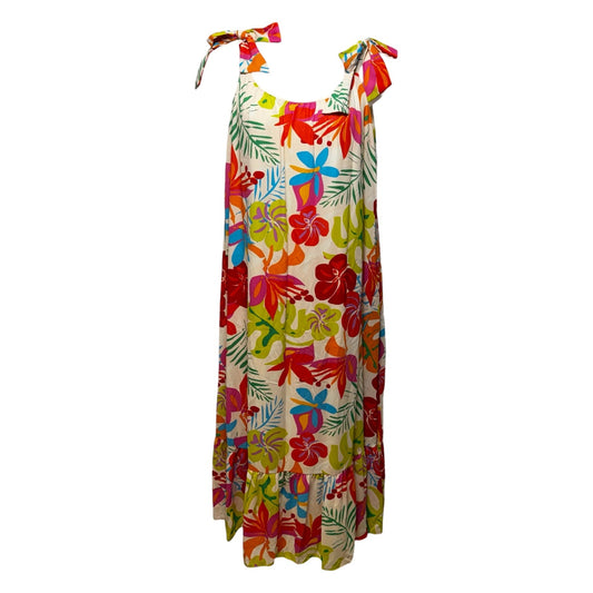Palm Springs Maxi Dress By Adrienne In Multi-colored, Size: L