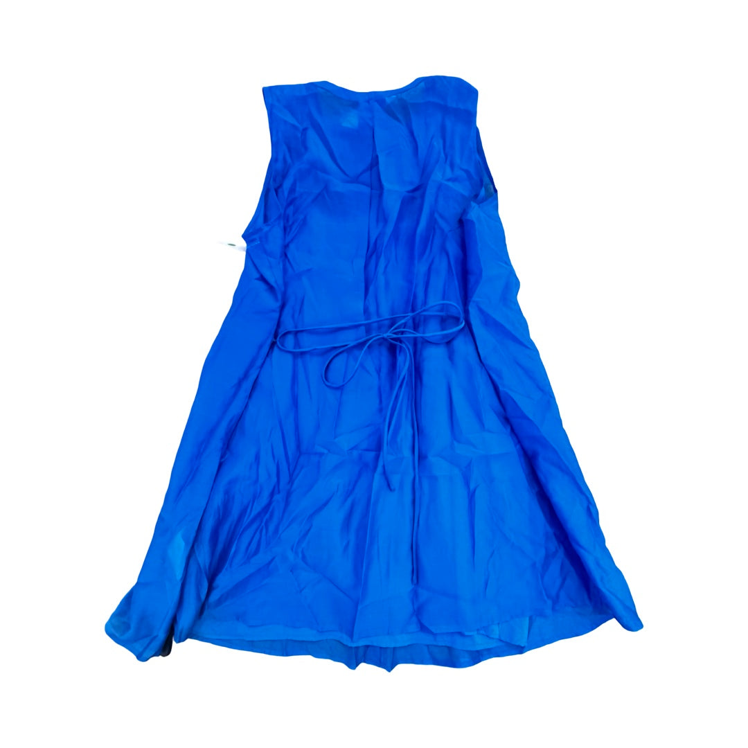 Dress Casual Midi By Banana Republic In Blue, Size:Xl