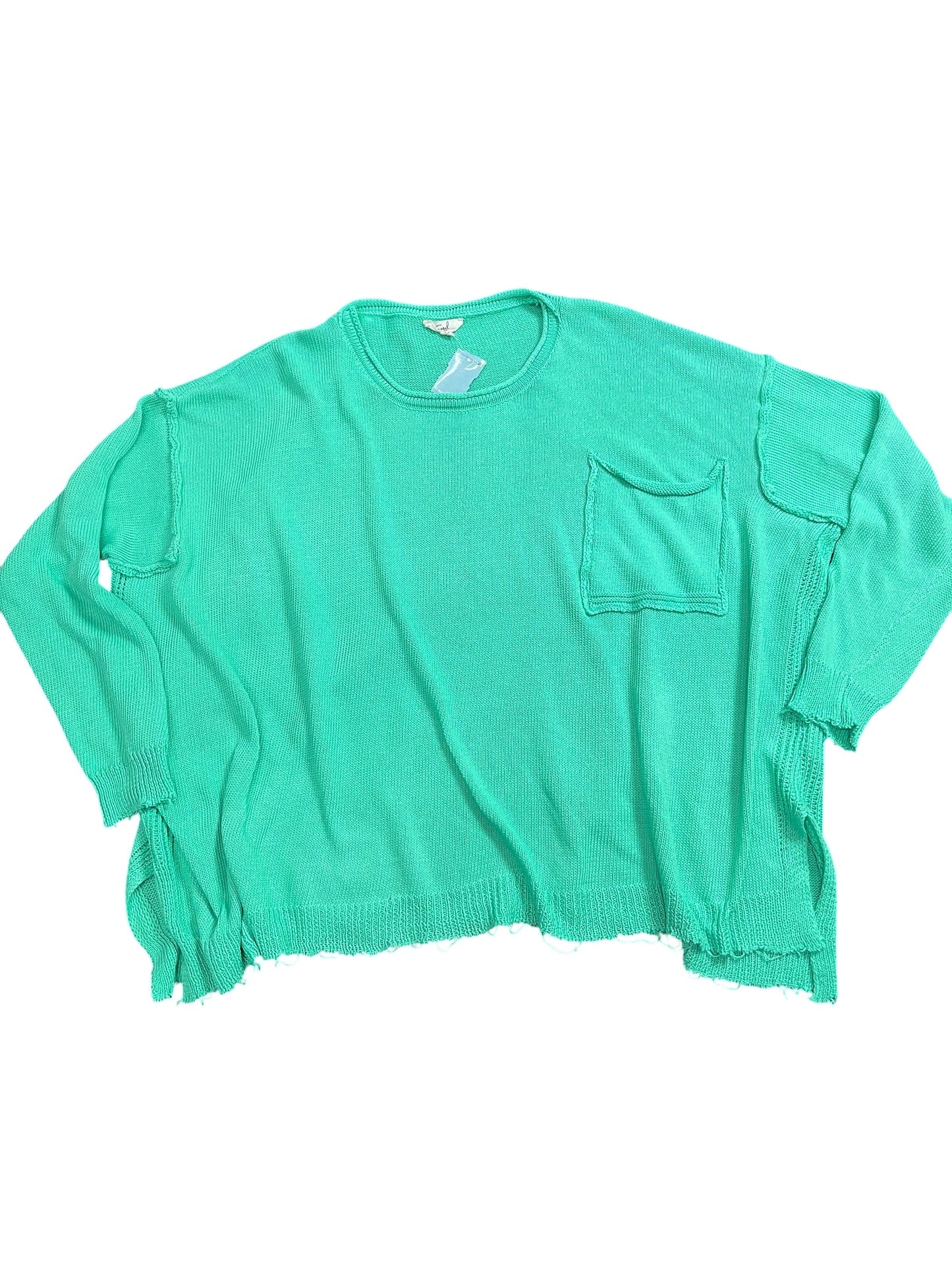 Sweater By Easel In Green, Size:L
