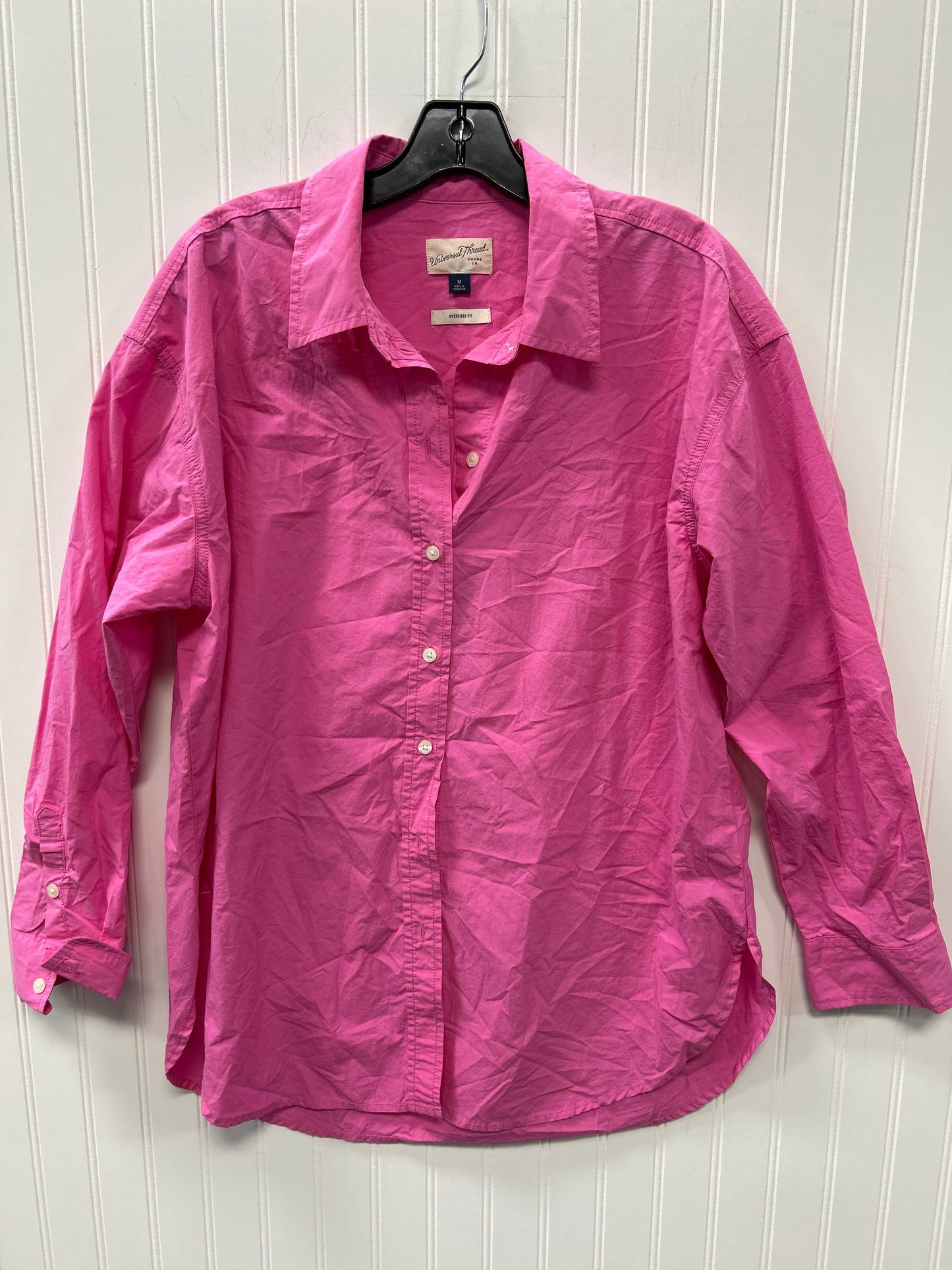 Top Ls By Universal Thread In Pink, Size:M