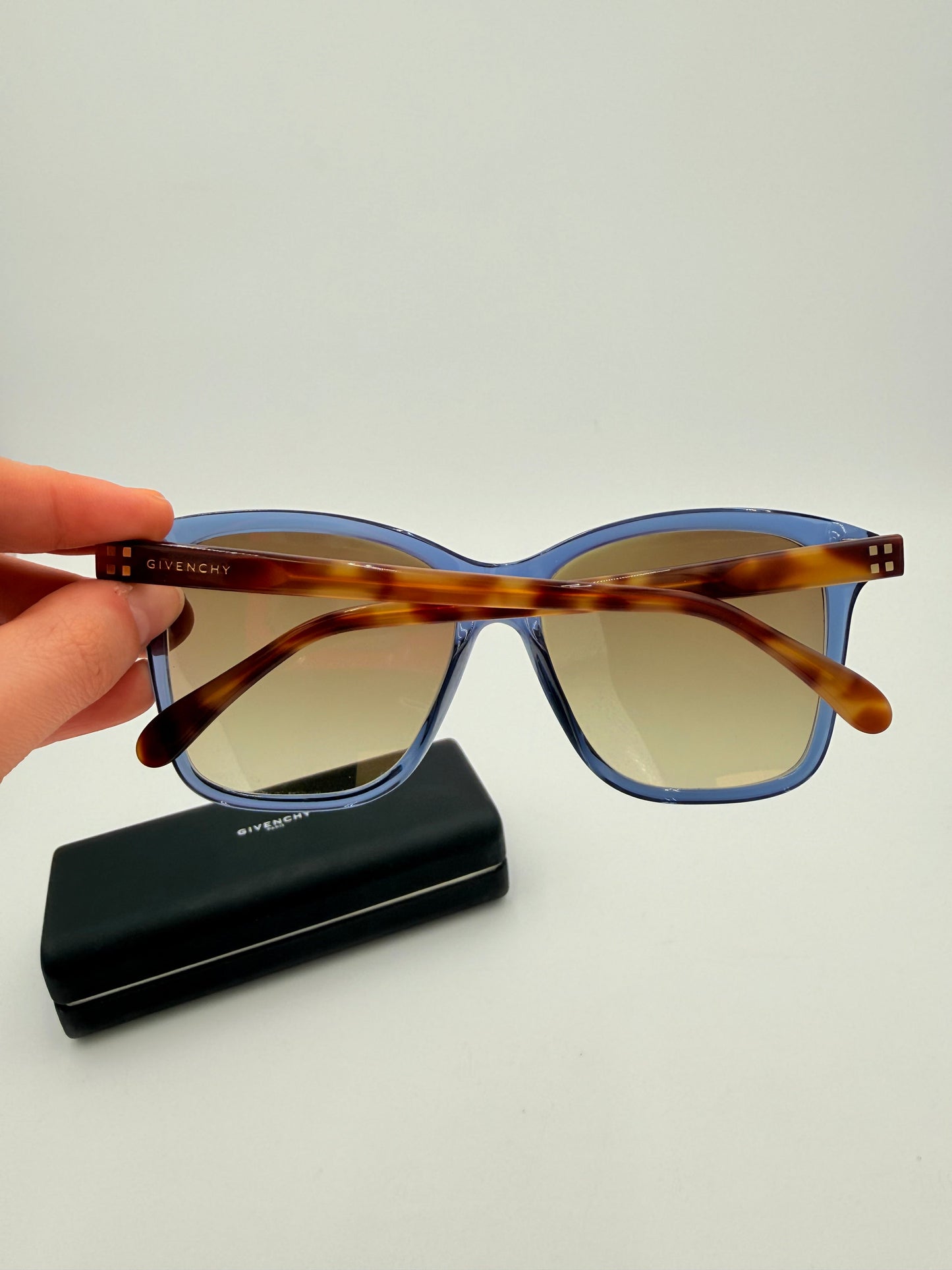 Sunglasses Luxury Designer By Givenchy In Blue & Brown