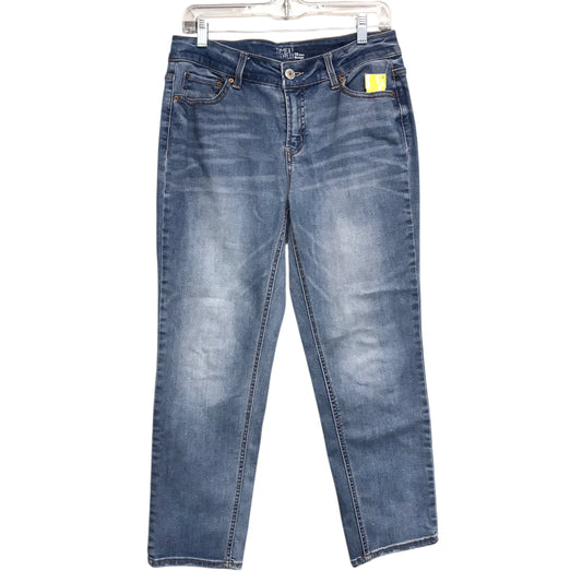 Jeans Boot Cut By Time And Tru In Blue Denim, Size:10P